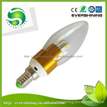 3W Clear Flicker Flame Candle Light bulbs,  B22, Decorative Lamps